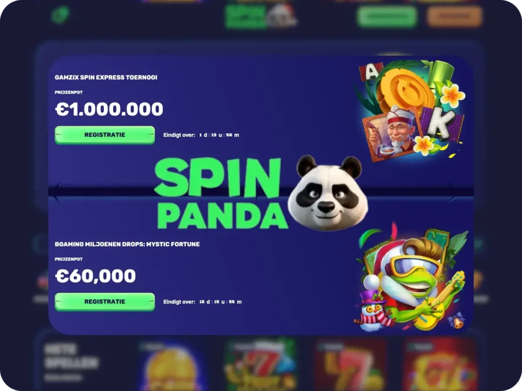 spinpanda tournaments